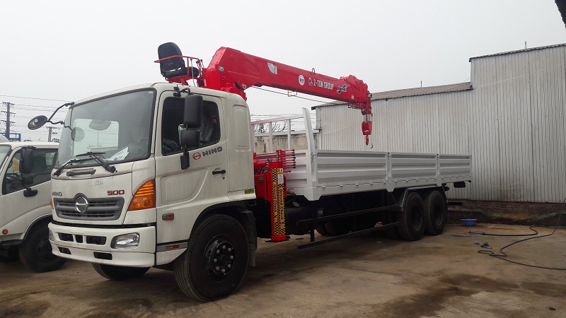 Xe Hino 3 Chan Fl Gắn Cẩu Soosan 7t 8t Xe Tải Hino Gắn Cẩu Tự Hanh